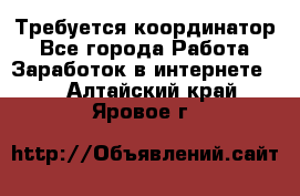 Требуется координатор - Все города Работа » Заработок в интернете   . Алтайский край,Яровое г.